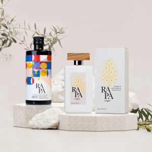 Rock or Stone podium with plant nature pedestal stage product display background 3D illustration empty display showroom presentation for product placement